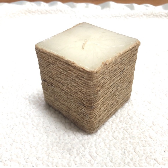 Other - ❤️ 5 for $15 Square Rustic Candle